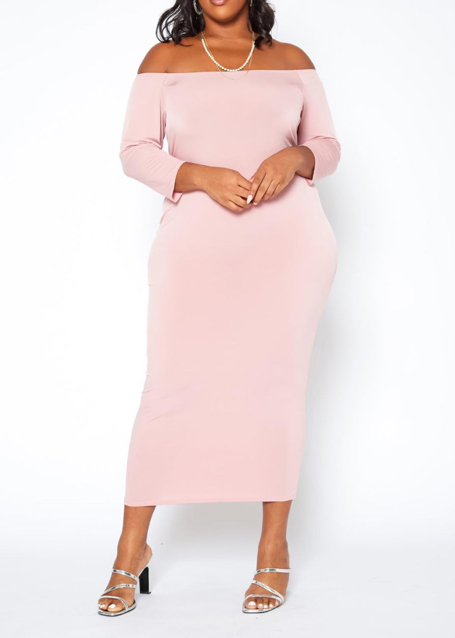 plus size bodycon maxi dress Women Sincere Off Shoulder Made in USA old-money Women Vendor Black Formal Made in USA Content RUNS SMALL - SIZE UP:12