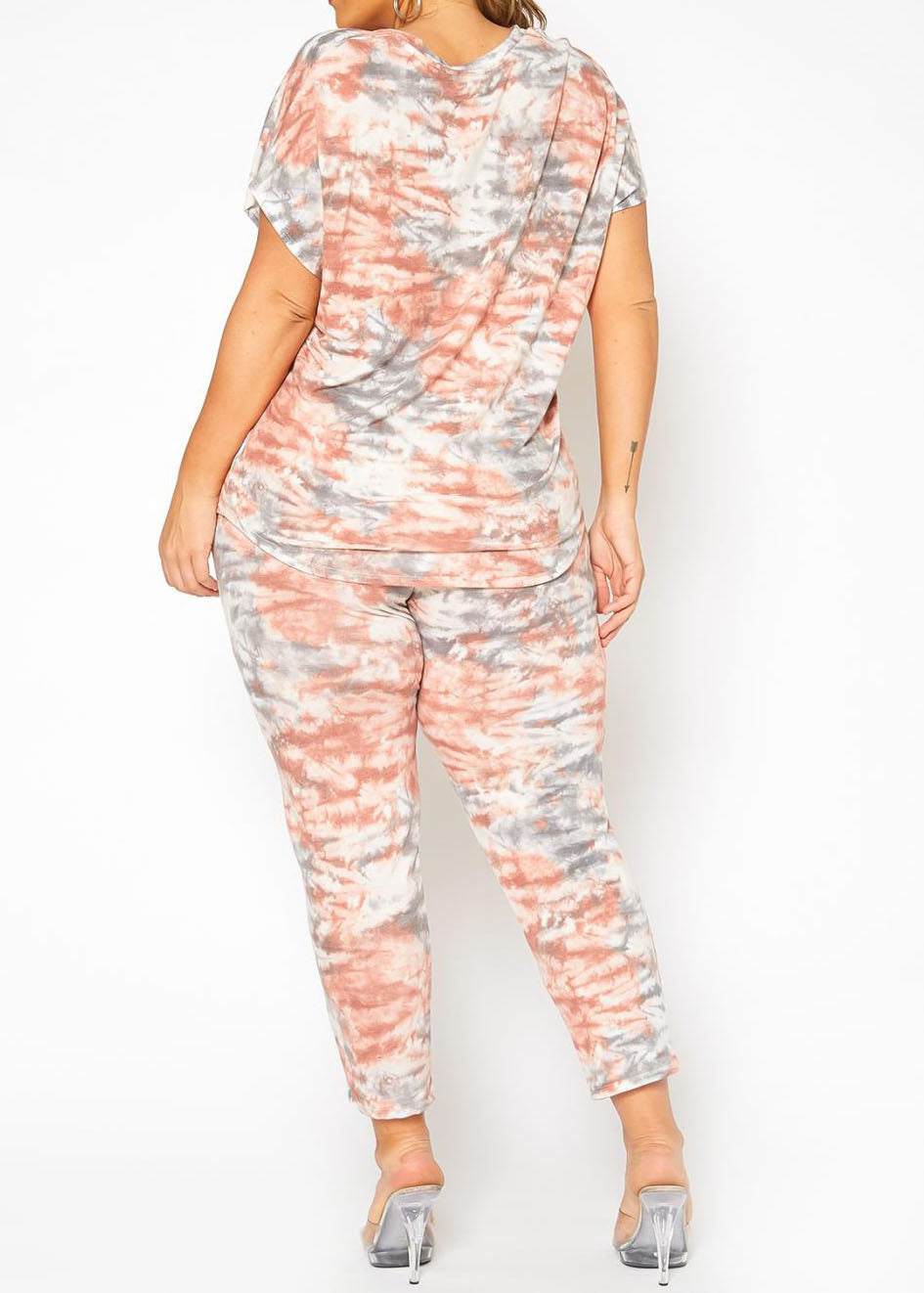 HI Curvy Plus Size Tie Dye Lounge Pants
