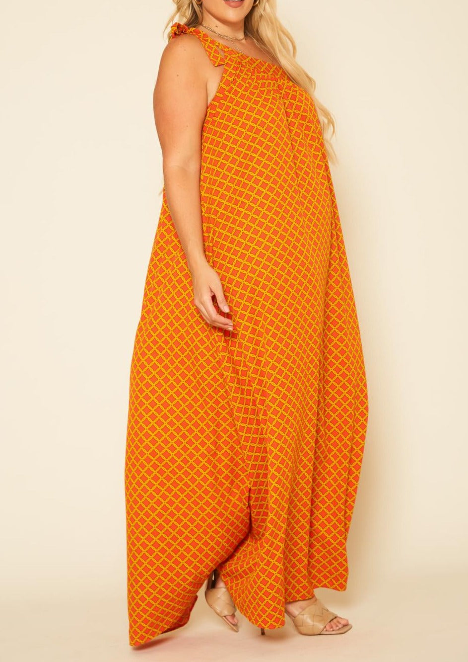Hi Curvy Plus Size Women One Shoulder Greek Maxi Dress Made In USA
