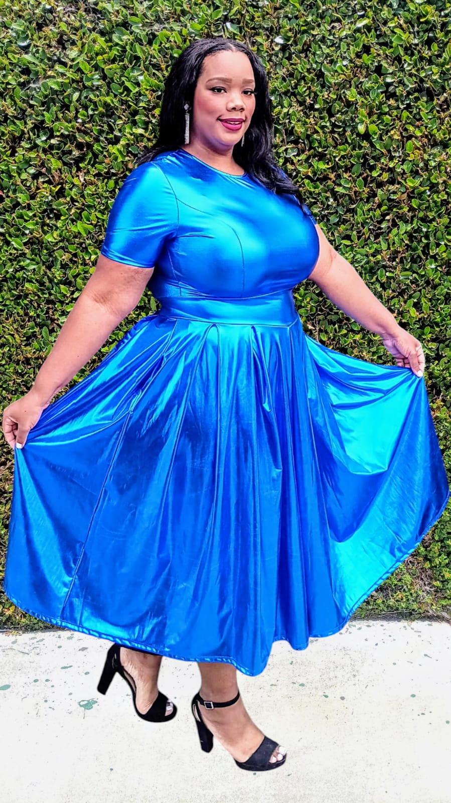 metallic dresses plus size Off-the-Shoulder Long Plus-Size Prom Dress Metallic Rose / 18